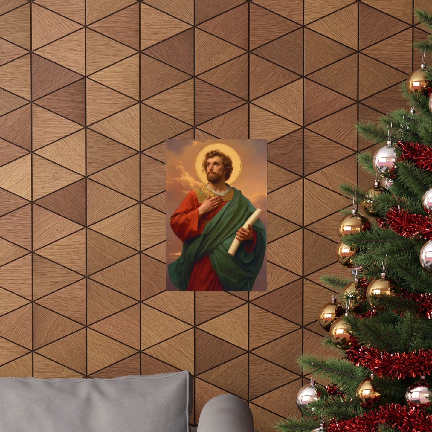 Saint Timothy  - Sanctified Souls Print - Multiple Sizes - Premium Matte Vertical Posters - Catholic Art for the home