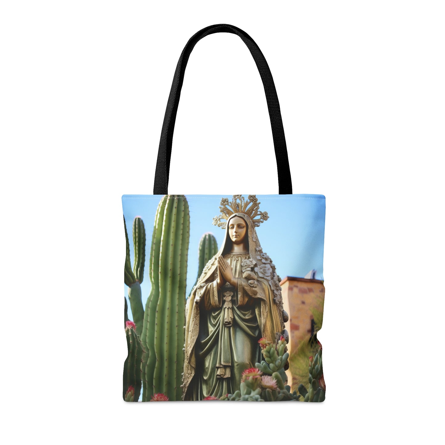 Our Lady of Guadalupe Tote Bag - Catholic faith inspired carry-all purse - day to day bag