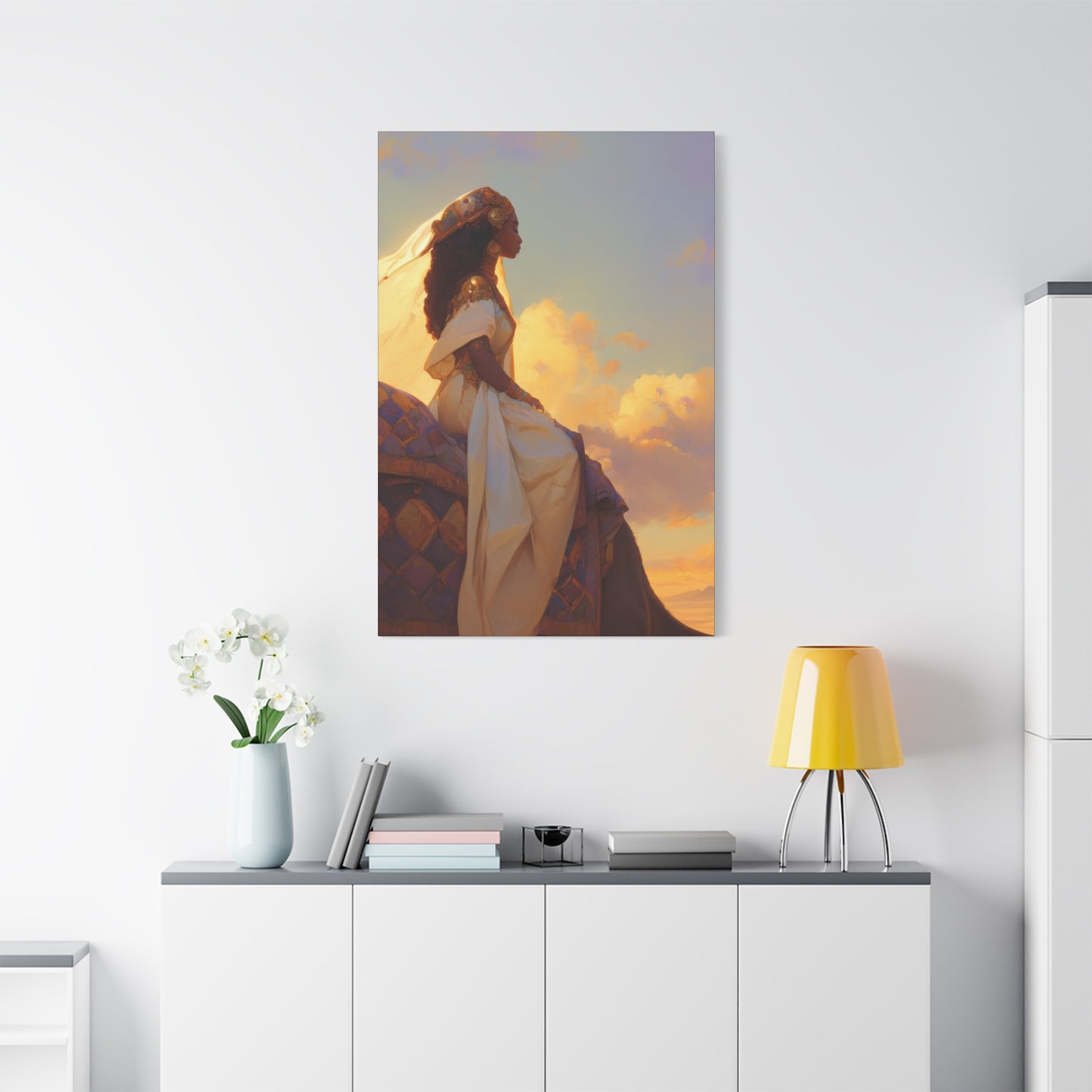 Queen of Sheba - Gallery Wrapped Canvas - Print - Religious Art for your Home - Catholic Art