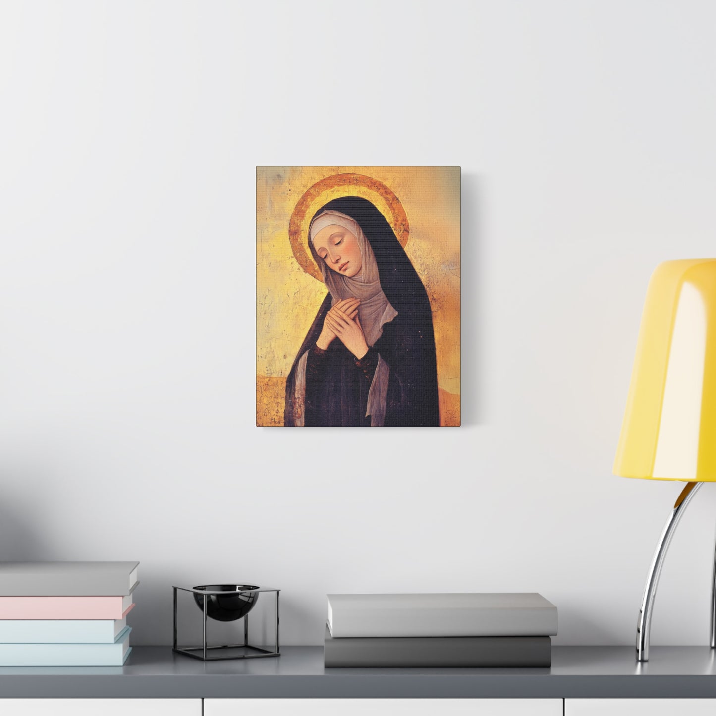Saint Syncletica of Alexandria - Desert Mother - Gallery Wrapped Canvas - Print - Religious Art for your Home - Catholic