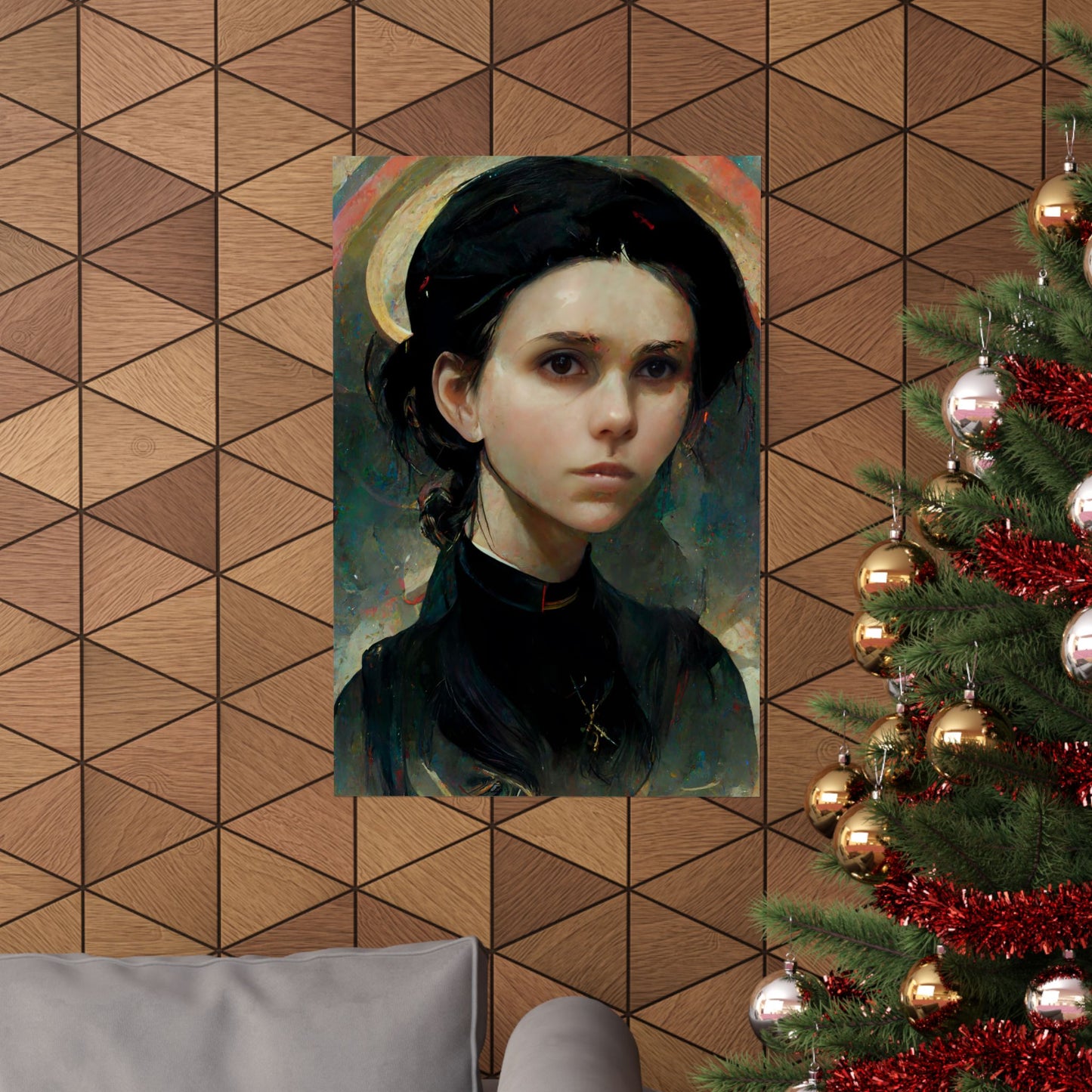 Saint Gemma Galgani - Sanctified Souls Print - Multiple Sizes - Premium Matte Vertical Posters