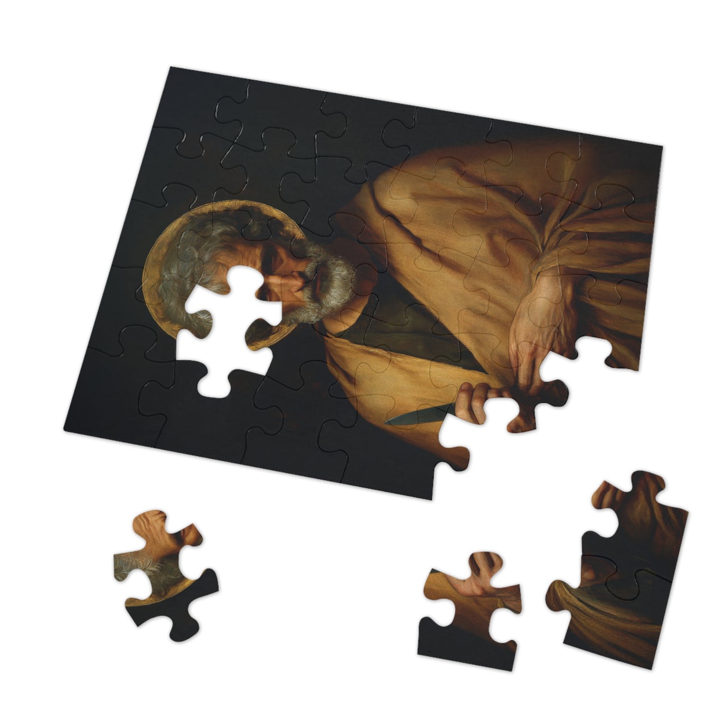 Saint Bartholomew the Apostle  - Puzzle and Keepsake Tin - Religious Jigsaw Puzzle (30, 110, 252, 500,1000-Piece) - Religious Puzzle