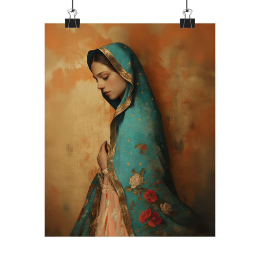 Our Lady of Guadalupe - Sanctified Souls Print - Multiple Sizes - Premium Matte Vertical Posters