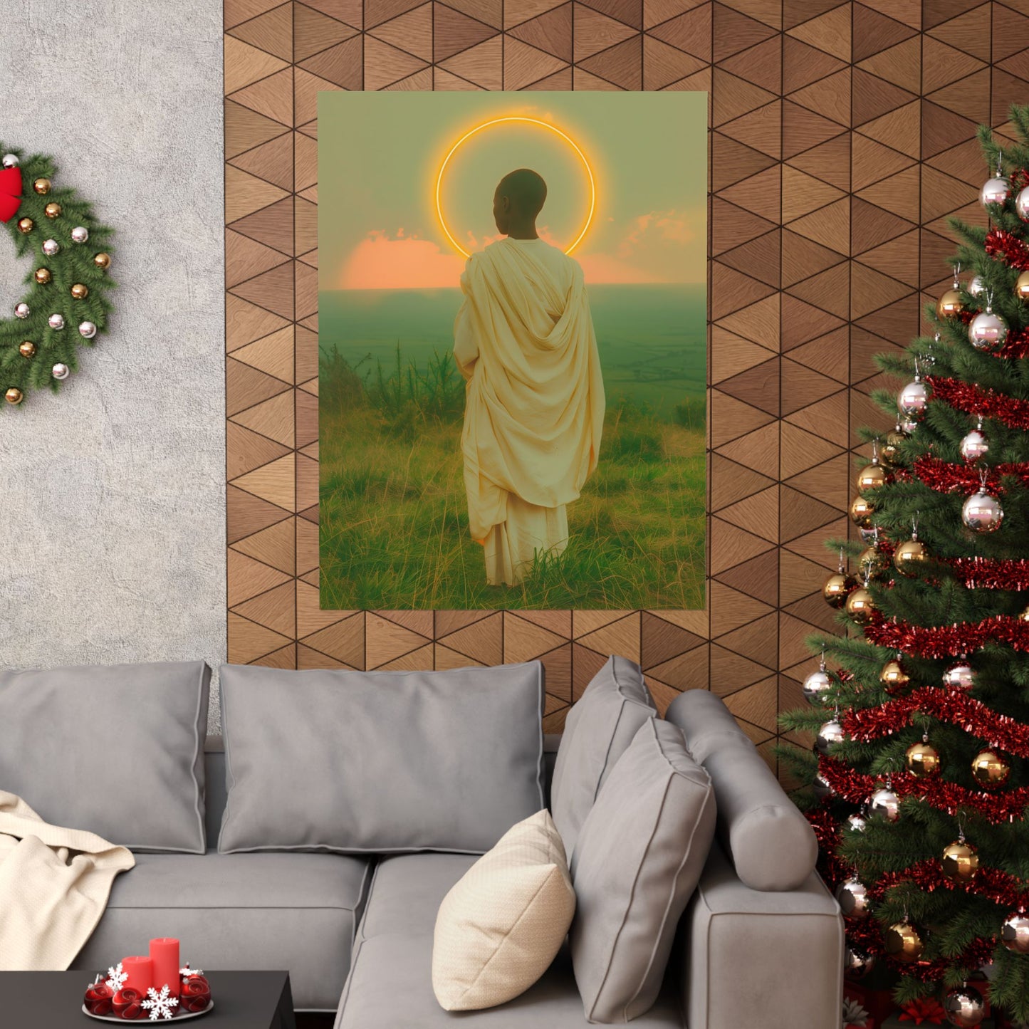 Saint Charles Lwanga- Sanctified Souls Print - Multiple Sizes - Premium Posters - Catholic Art - Christian Home Decor Artwork