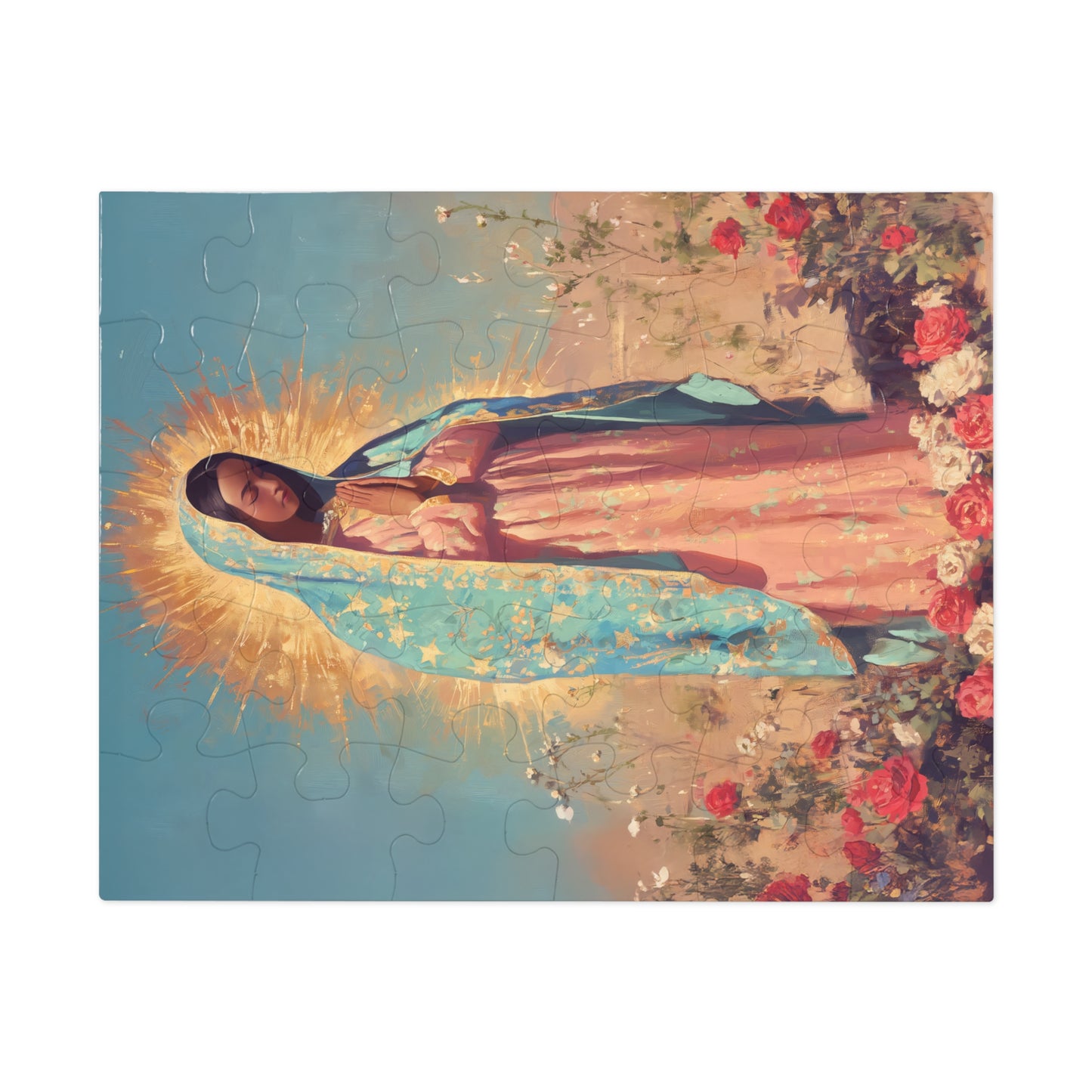 Our Lady of Guadalupe - Puzzle & Keepsake Tin - Religious Jigsaw Puzzle (30, 110, 252, 500,1000-Piece)