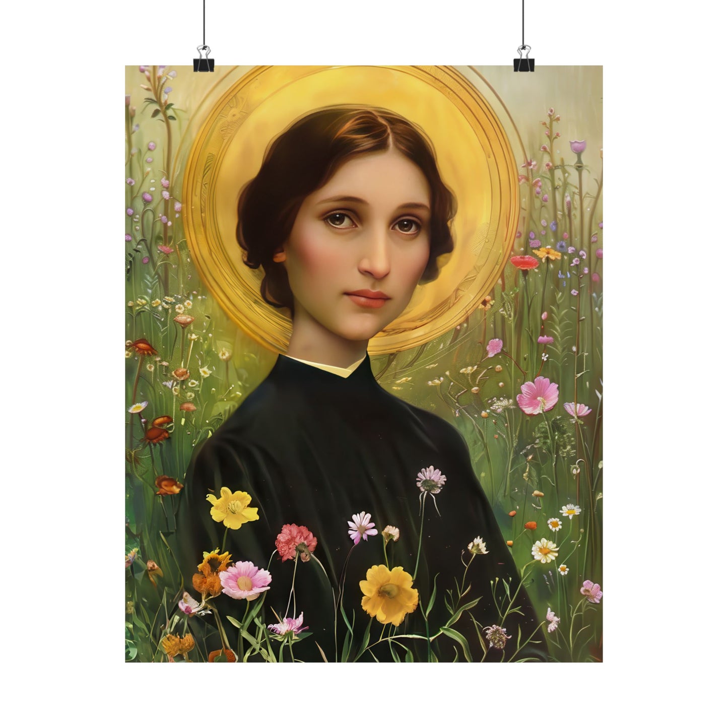 Saint Bartolomea Capitanio Poster Print - Sanctified Souls Print - Multiple Sizes - Premium Posters - Catholic Art for your home