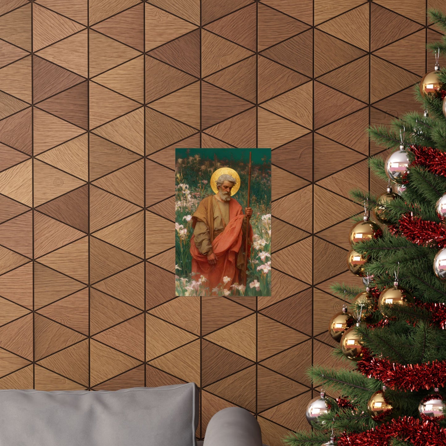 Saint James the Lesser  - Sanctified Souls Print - Multiple Sizes - Premium Posters - Catholic Art - Christian Home Decor Artwork