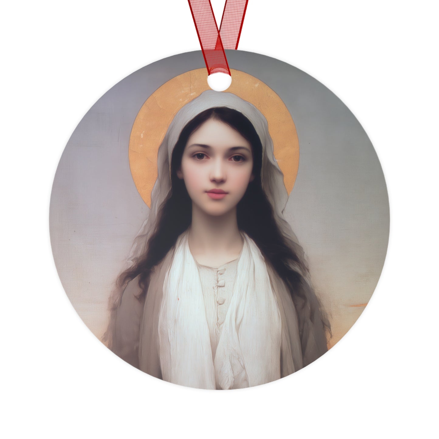 Saint Germaine Cousin - Metal Ornament - Religious Holiday Christmas Ornament and Keepsake