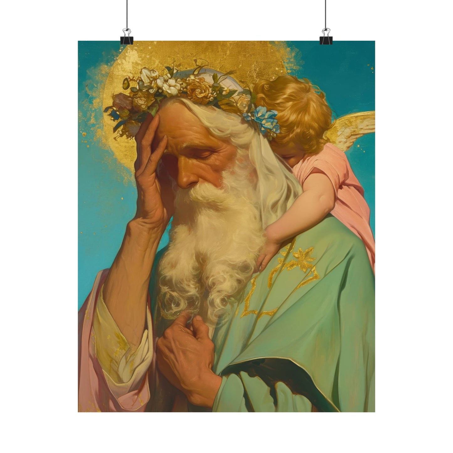 Saint Alexis Falconieri - Sanctified Souls Print - Multiple Sizes - Premium Posters - Catholic Art - Christian Home Decor Artwork