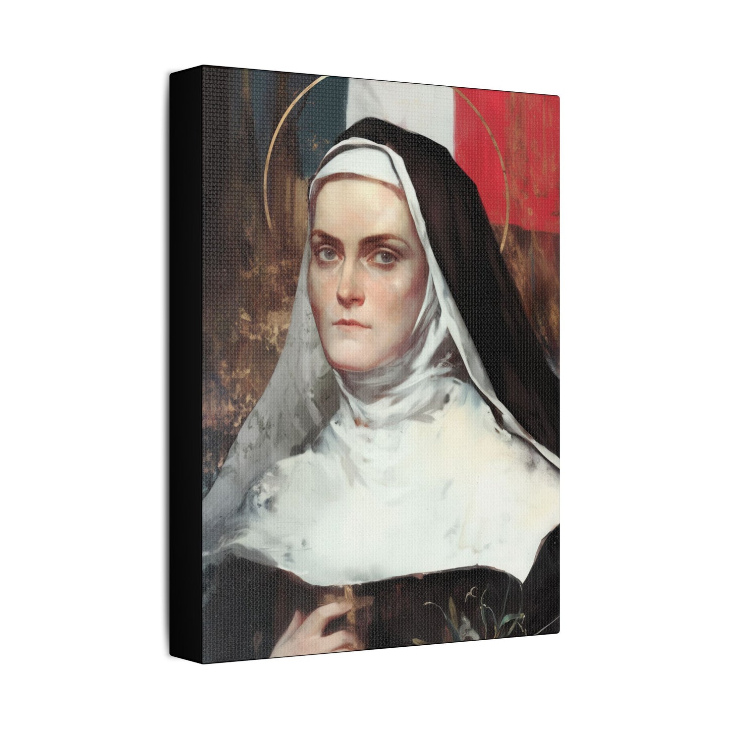 Saint Jeanne-Antide Thouret - Museum Wrapped Canvas - Print - Religious Art for your Home - Christian print - Prayer Room Art - Catholic