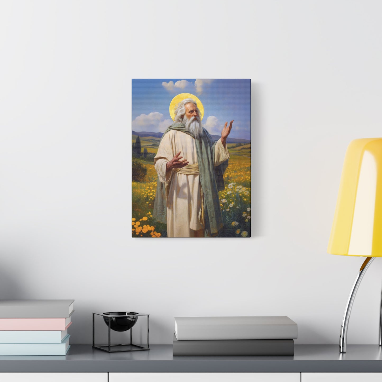 Saint Hilary of Arles - Gallery Wrapped Canvas - Print - Religious Art for your Home - Catholic Art Print