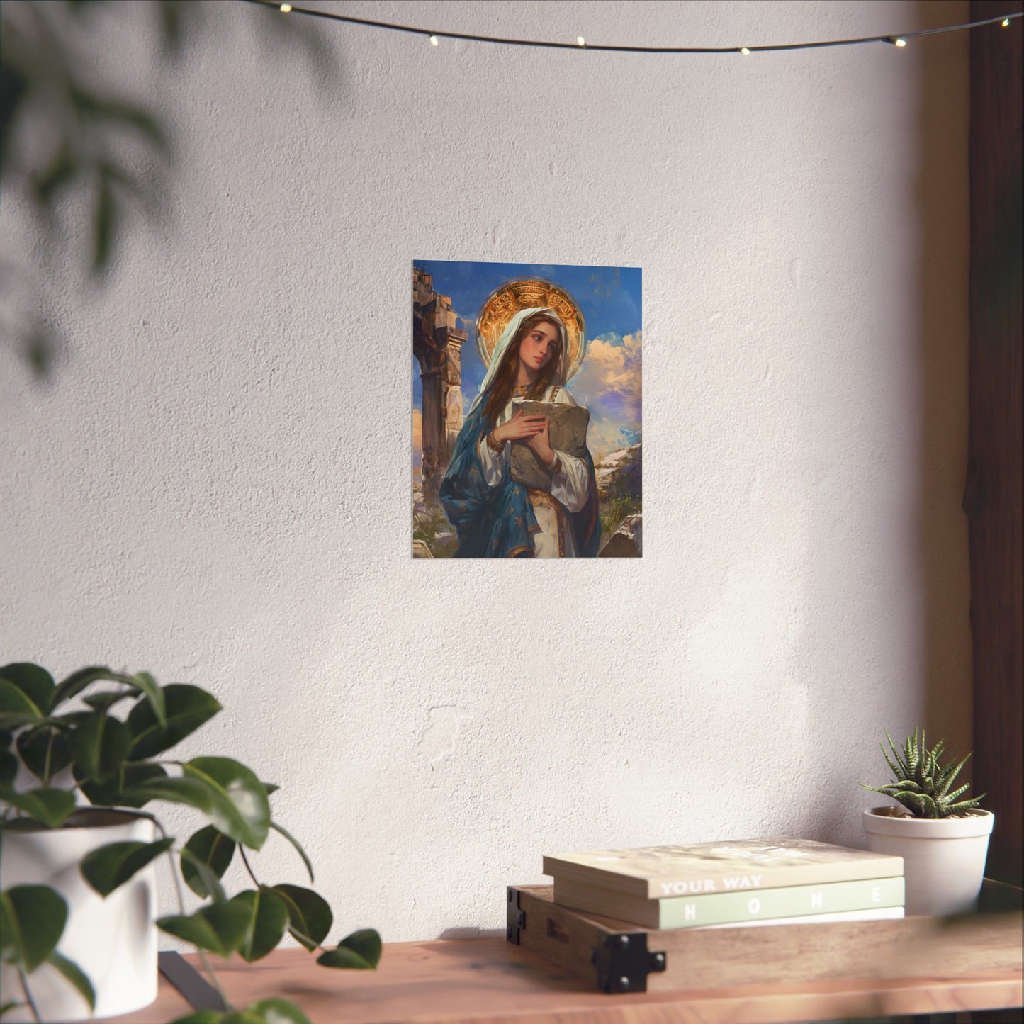 Saint Euphrasia of Constantinople Print - Sanctified Souls Print - Multiple Sizes - Premium Matte Vertical Posters