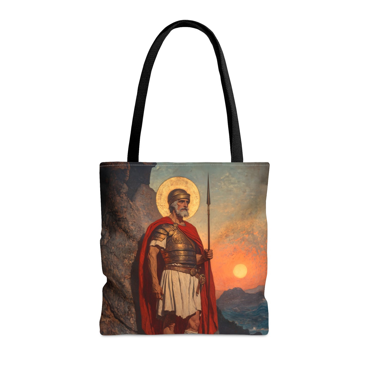 Saint Andrew the Tribune Tote Bag - Large Medium Small Faith Art Bag - Catholic Faith Purse - Religious - Prayer Bag - Devotional Purse
