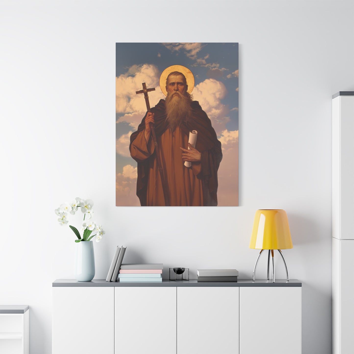 Saint Joannicus the Great / Loannikios of Mount Olympus - Gallery Wrapped Canvas - Print - Religious Art for your Home - Catholic Art Print