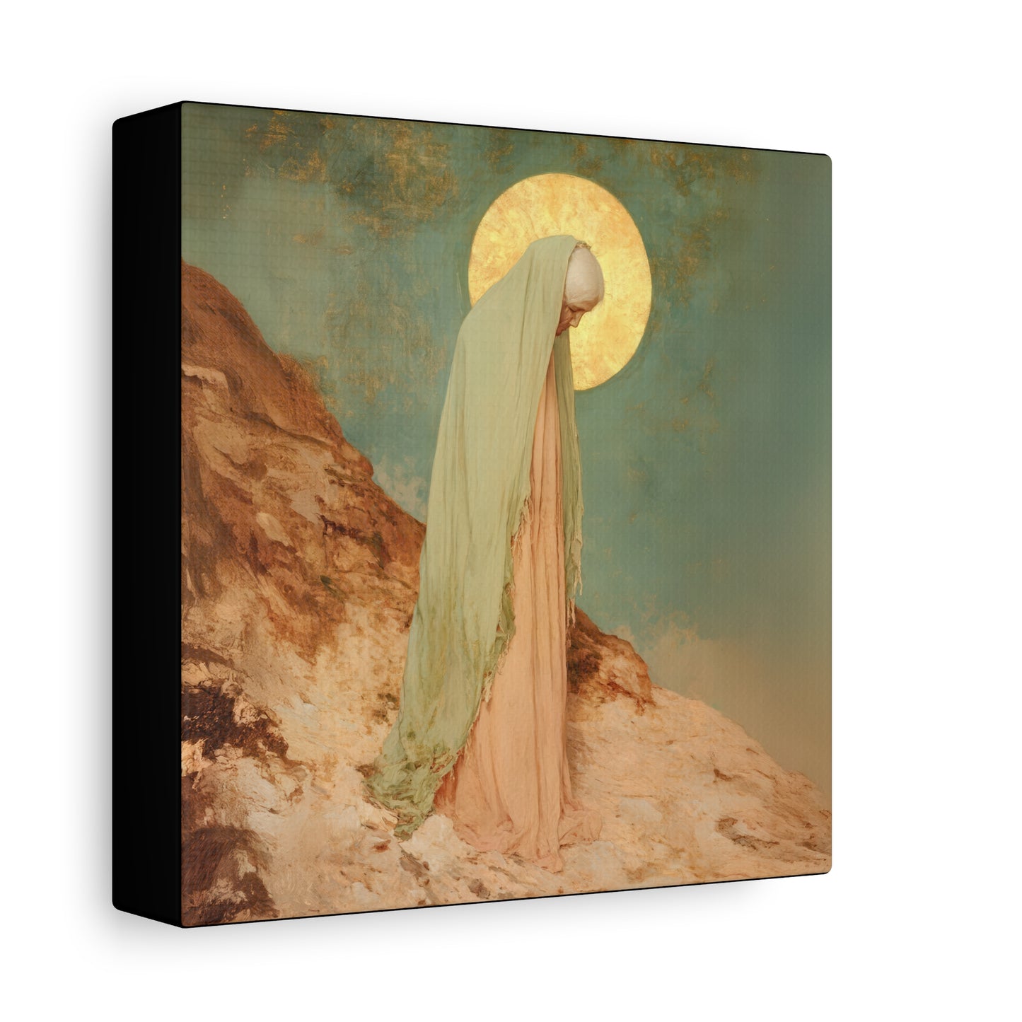 Saint Melania the Elder - Desert Mother - Gallery Wrapped Canvas - Print - Religious Art for your Home - Catholic Art Print