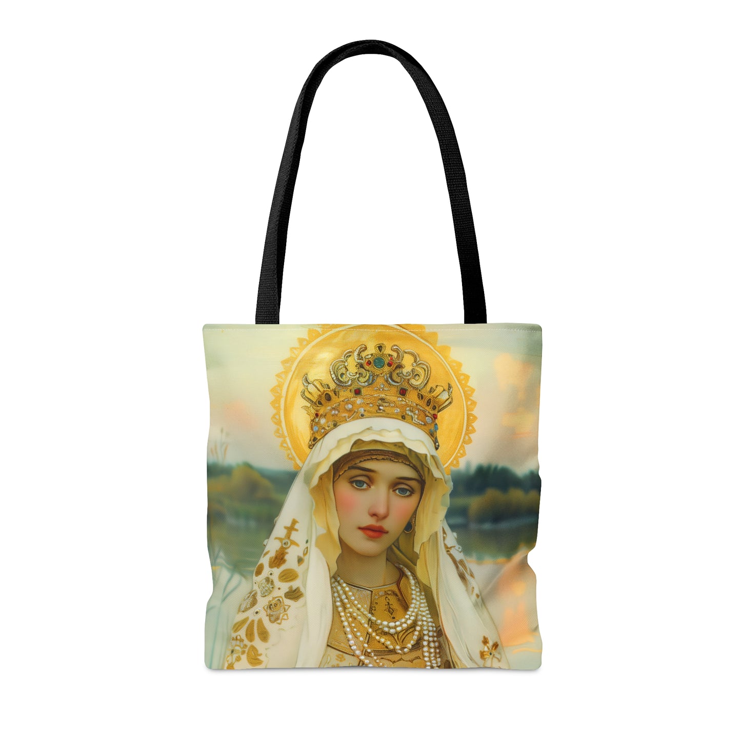 Saint Olga of Kyiv Tote Bag - Large Medium Small Faith Art Bag - Catholic Faith Purse - Religious Carry All