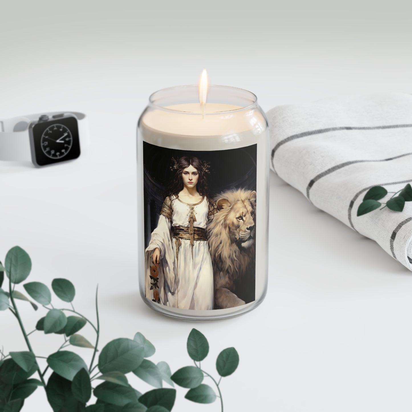 Saint Euphemia  - Scented Prayer Candle, 13.75oz - Tall Size - Religious Prayer Candle - Catholic Art
