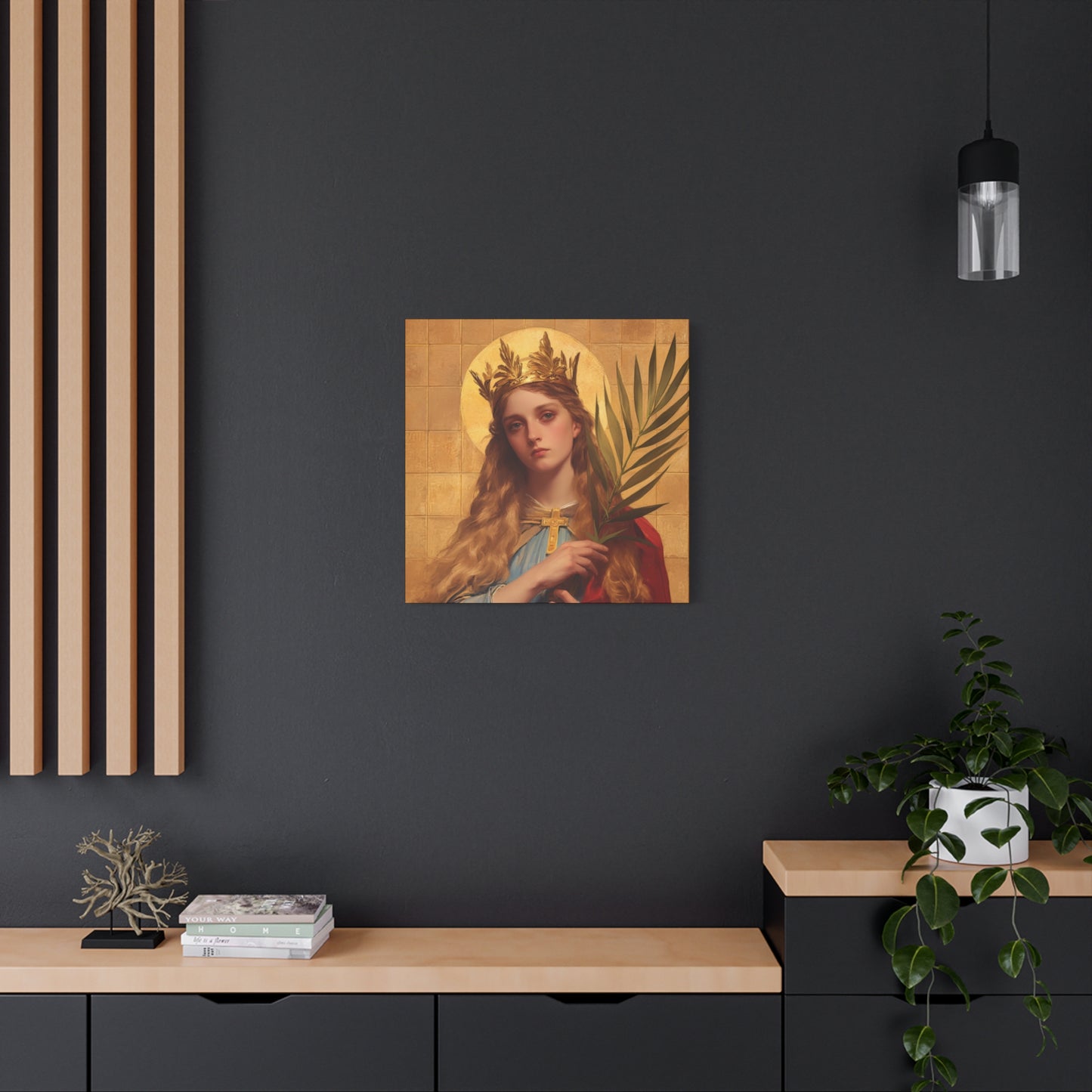 Saint Agrippina - Gallery Wrapped Canvas - Print - Religious Art for your Home - Catholic Art