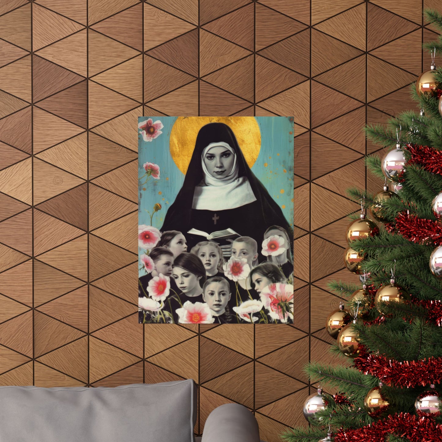 Saint Joan de Lestonnac - Sanctified Souls Print - Multiple Sizes - Premium Matte Vertical Posters