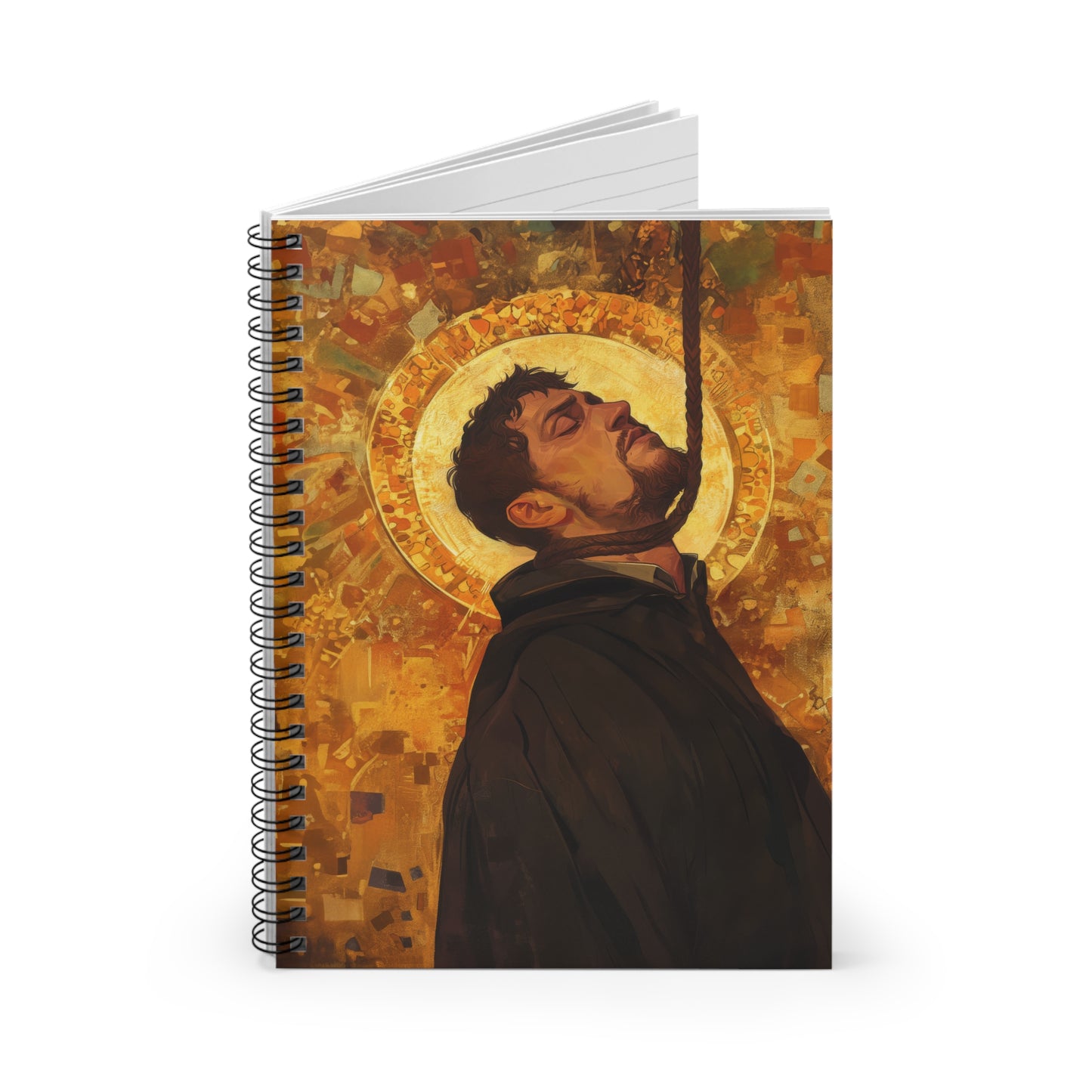 Saint John Ogilvie - Sanctified Souls Art - Religious - Spiral Notebook - Ruled Line - Catholic Religious art present gift