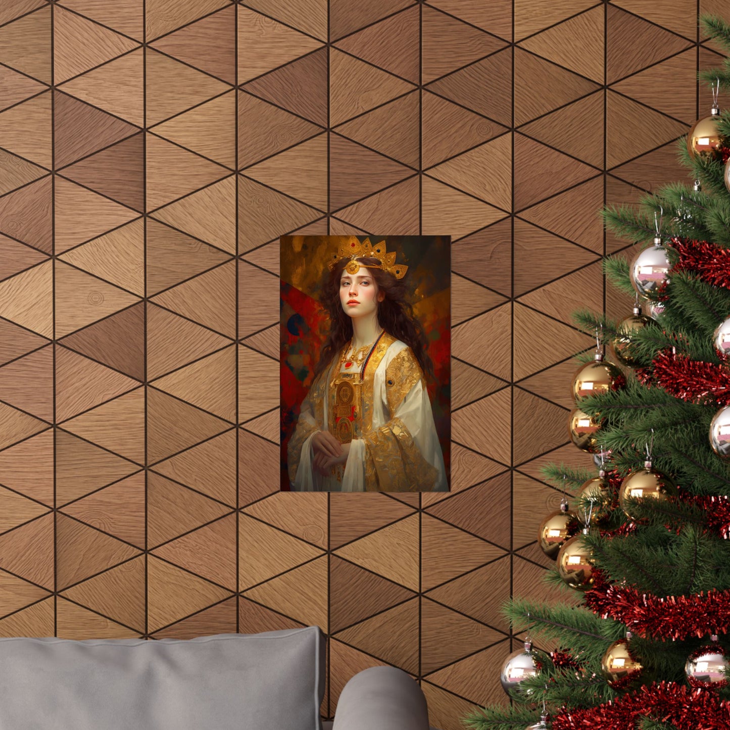 Saint Barbara - Sanctified Souls Print - Multiple Sizes - Premium Matte Vertical Posters