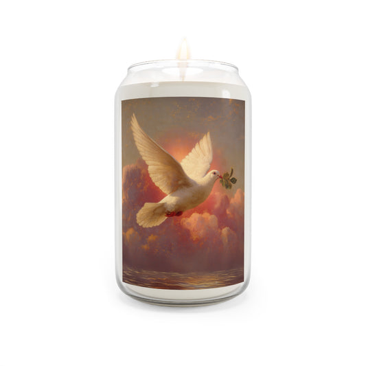 The Spirit Who Restored the Horizon - Holy Spirit - The Dove - Scented Prayer Candle, 13.75oz - Tall Size - Religious Prayer Candle