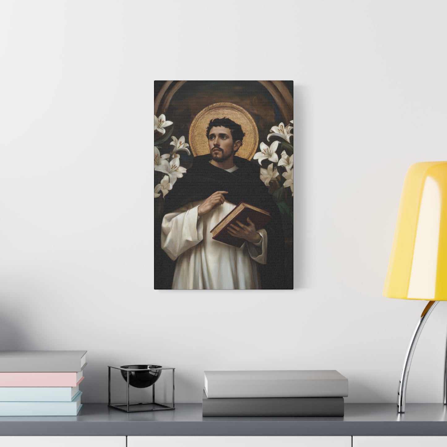 Saint Dominic -  Museum Wrapped Canvas - Sanctified Souls Print - Religious Art for your Home - Catholic Patron Saint Art