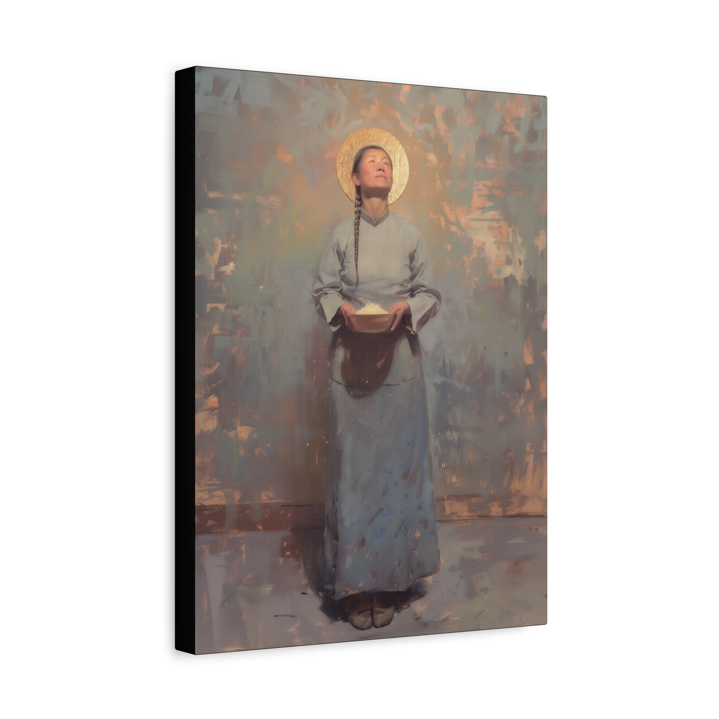 Saint Martha Wang - Chinese Martyr Saint  - Gallery Wrapped Canvas - Print - Religious Art for your Home - Catholic Art
