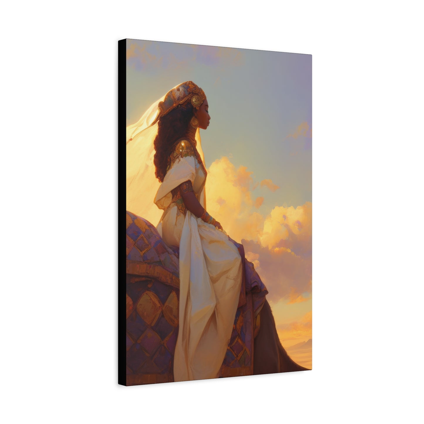 Queen of Sheba - Gallery Wrapped Canvas - Print - Religious Art for your Home - Catholic Art