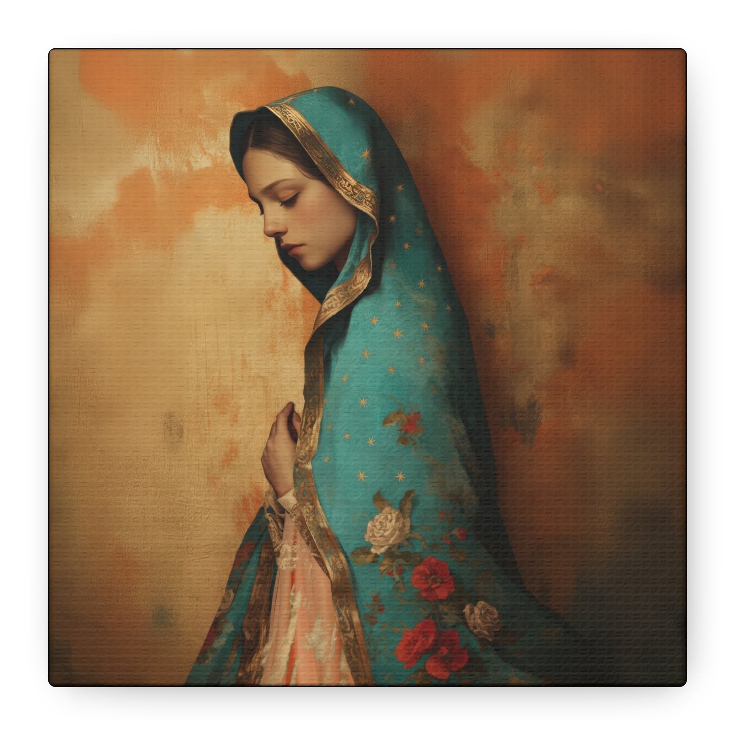 Our Lady of Guadalupe - Gallery Wrapped Canvas - Print - Religious Art for your Home - Catholic Art