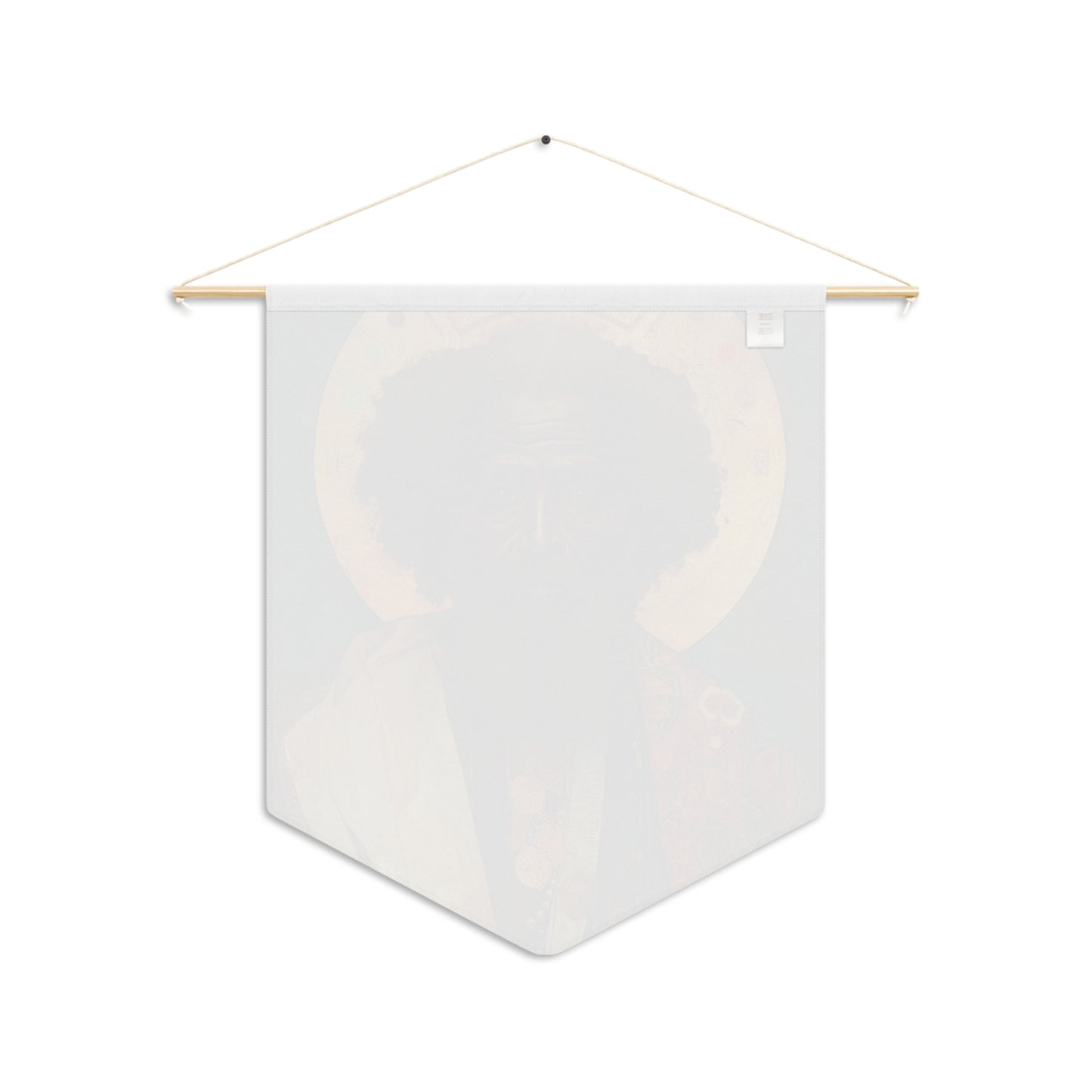 Saint Moses Wall Banner / Wall Hanging - Prayer room art - Catholic Home Art - Large Print - 18" x 21"
