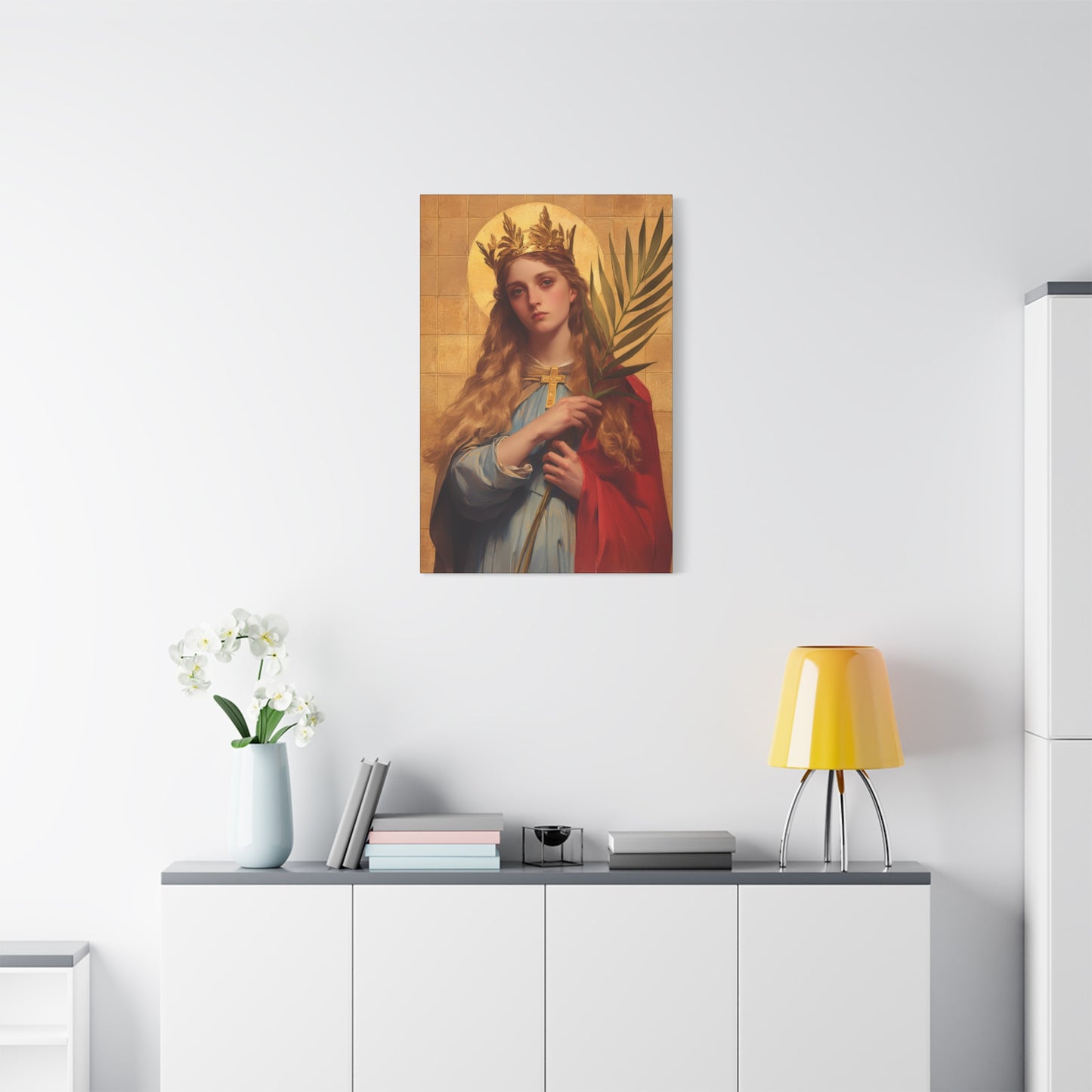Saint Agrippina - Gallery Wrapped Canvas - Print - Religious Art for your Home - Catholic Art
