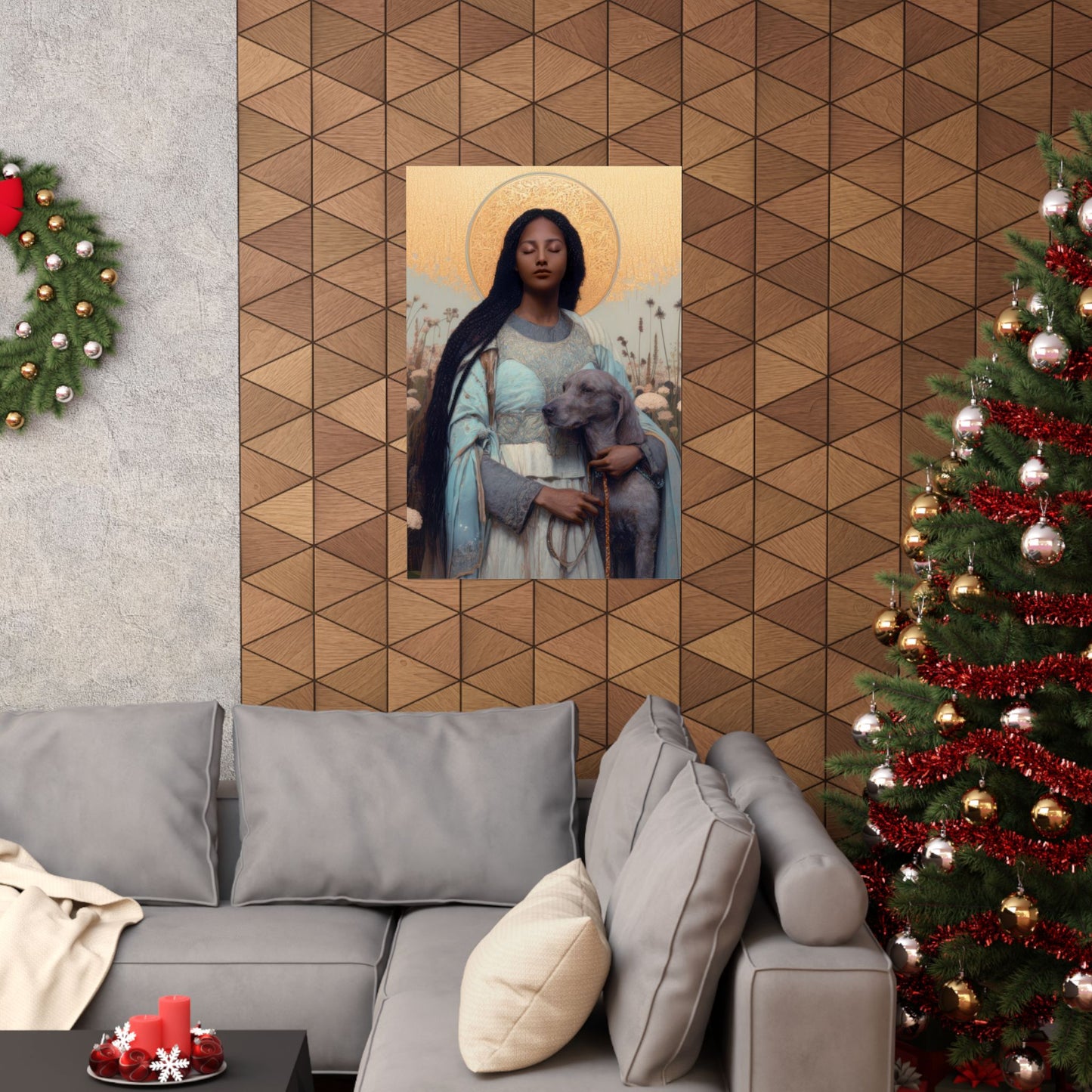 Saint Quiteria - Sanctified Souls Print - Multiple Sizes - Premium Matte Vertical Posters