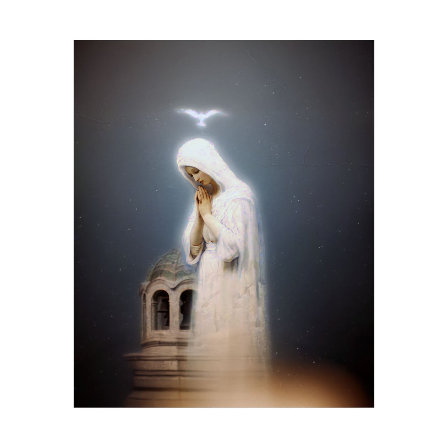 Our Lady of Zeitoun - Mother Mary Print - Marian Art - Sanctified Souls Print - Multiple Sizes - Premium Vertical Posters