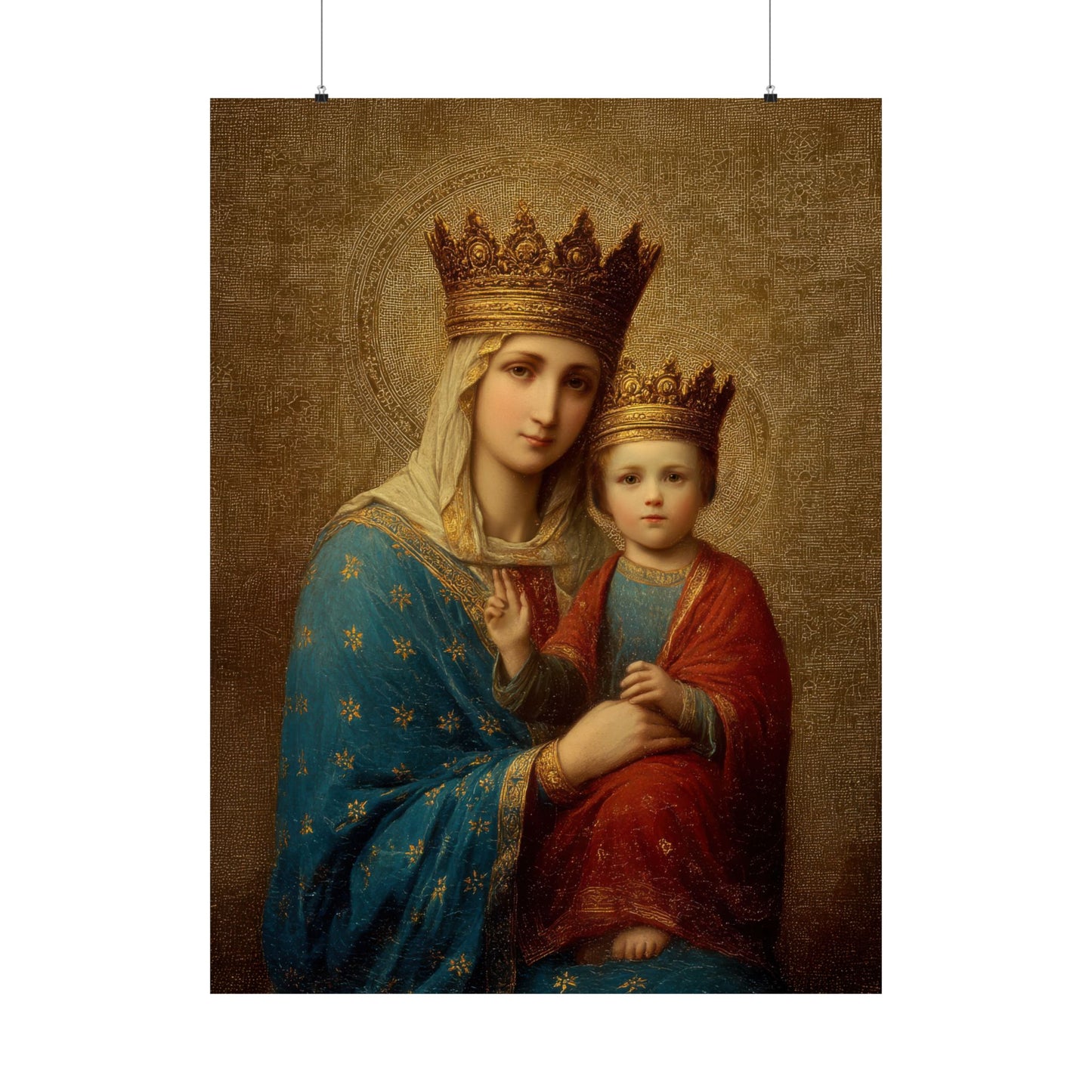 Madonna della Strada - Our Lady of the Way - Sanctified Souls Print - Multiple Sizes - Premium Matte Vertical Posters