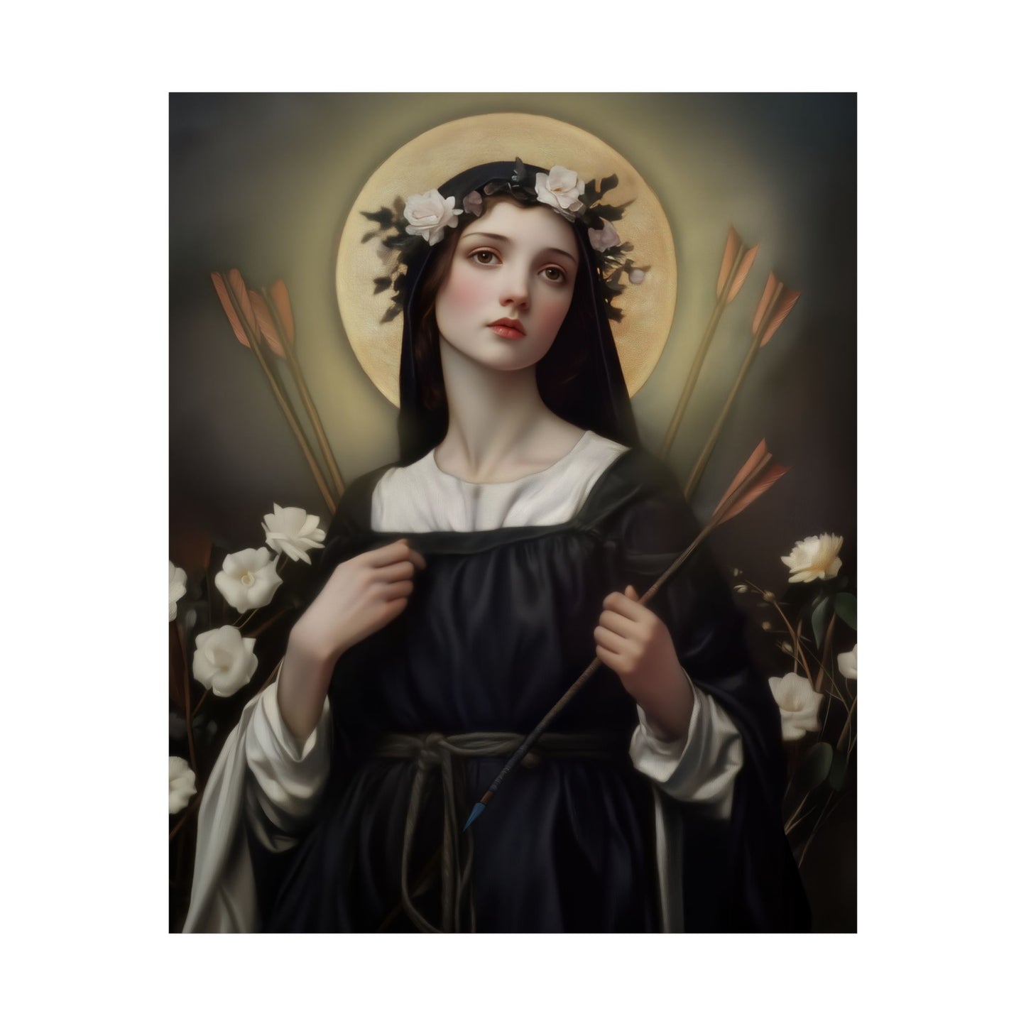 Saint Dorothy of Montau - Sanctified Souls Print - Multiple Sizes - Premium Matte Vertical Posters