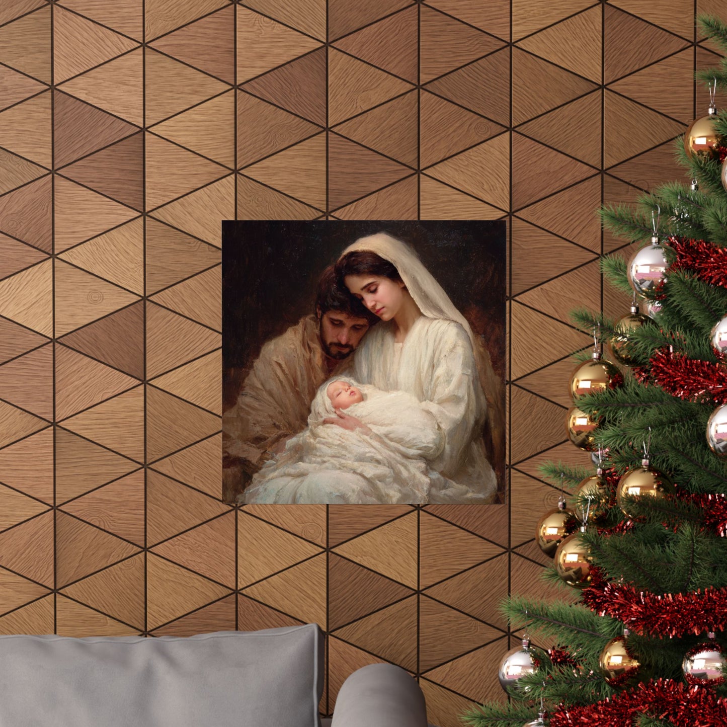 The Quiet Kingdom of the Holy Family - Sanctified Souls Print - Multiple Sizes - Premium Matte Vertical Posters
