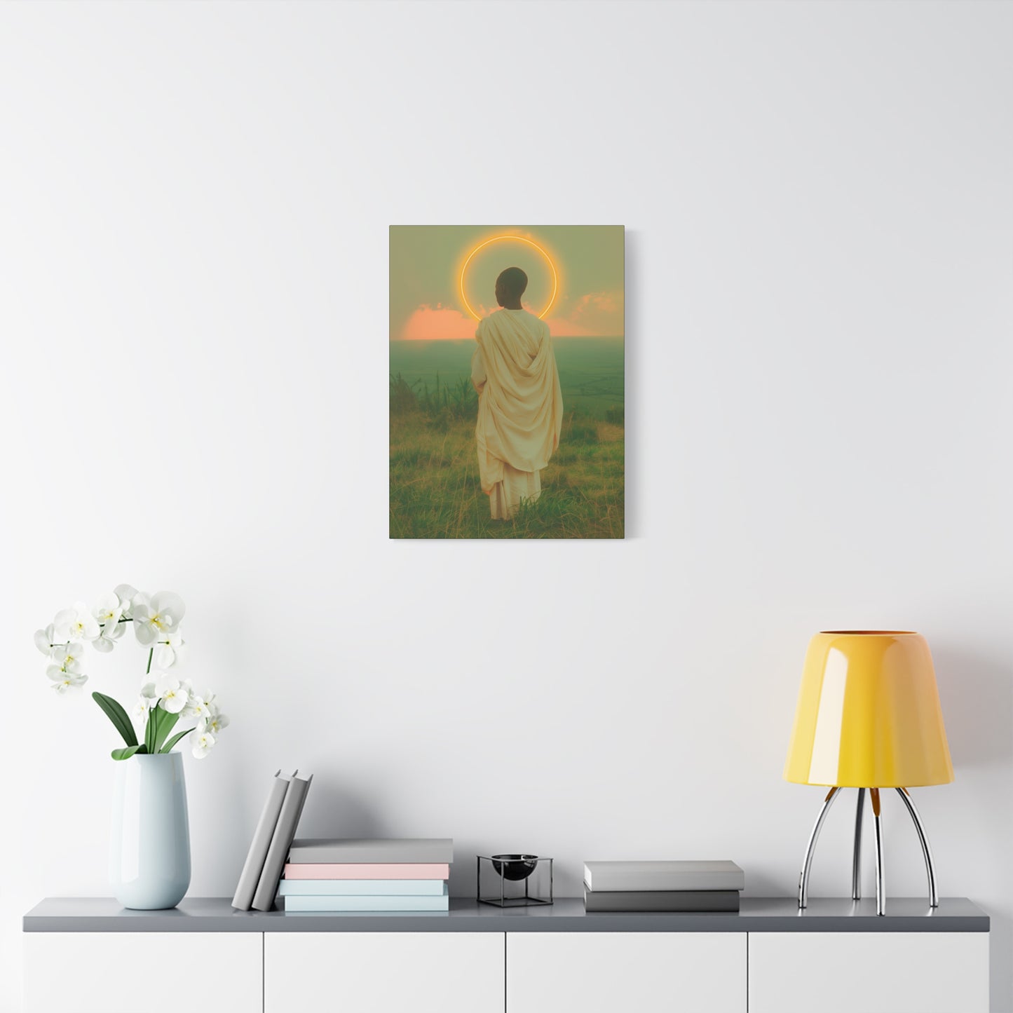 Saint Charles Lwanga -  Museum Wrapped Canvas - Sanctified Souls Print - Religious Art for your Home - Catholic Patron Saint Art
