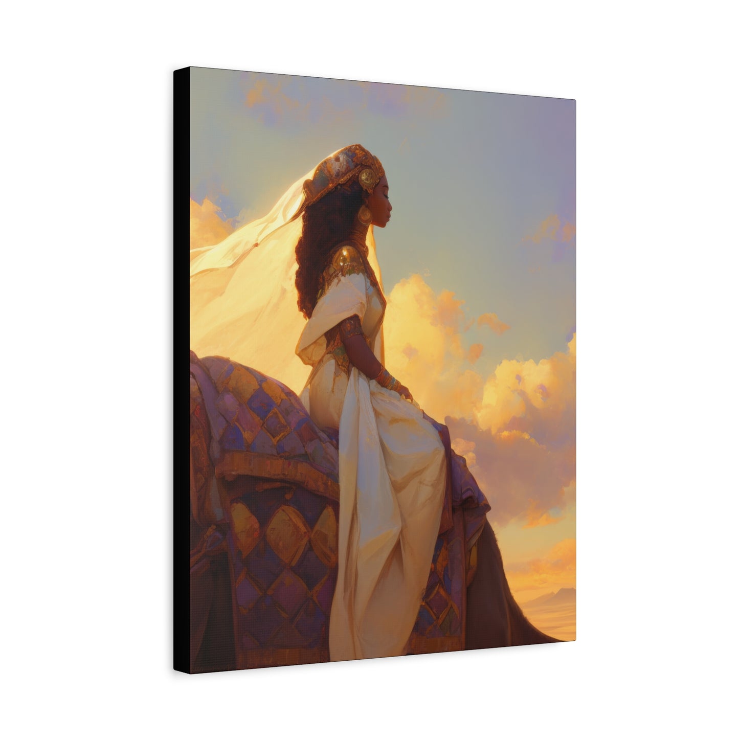 Queen of Sheba - Gallery Wrapped Canvas - Print - Religious Art for your Home - Catholic Art