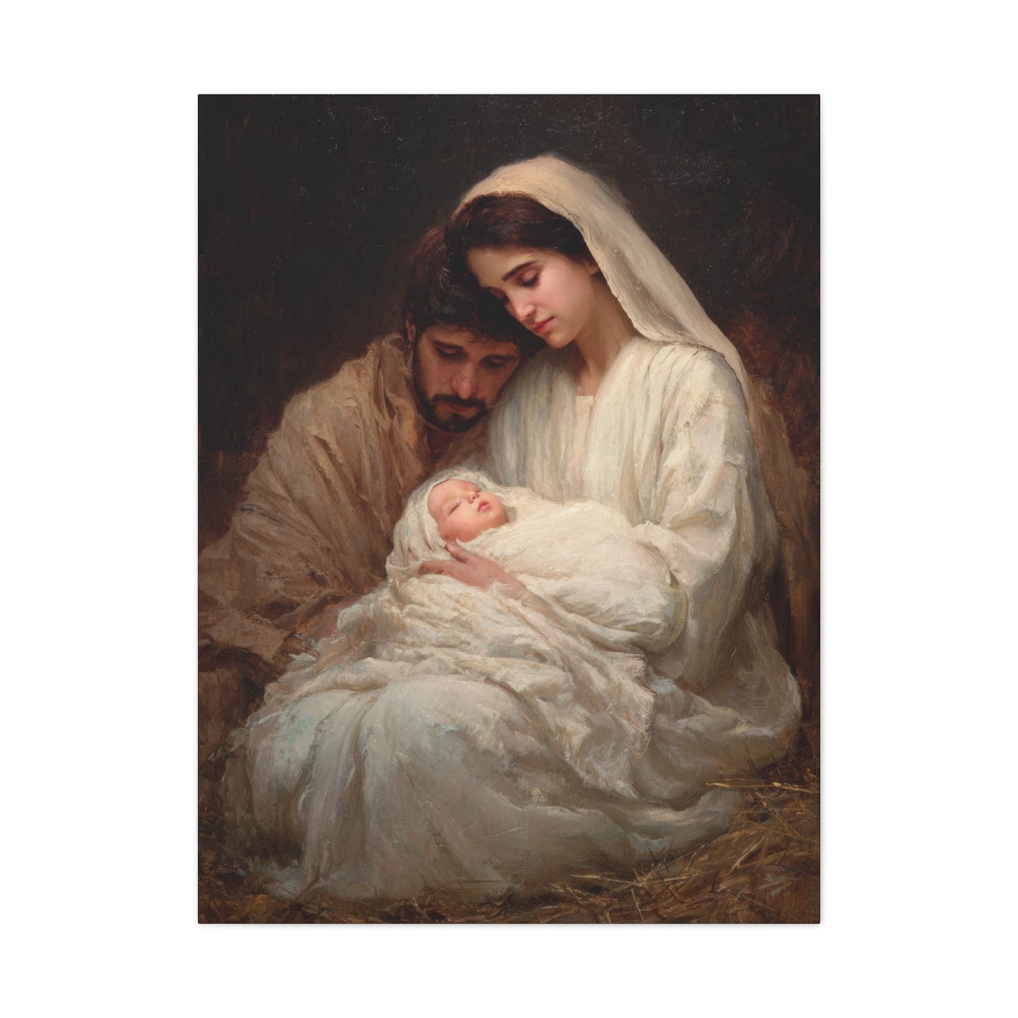 The Quiet Kingdom of the Holy Family - Gallery Wrapped Canvas - Print - Religious Art for your Home - Catholic