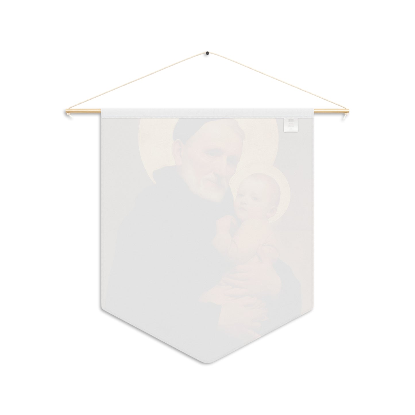 Saint Bernardino Realino Pennant / Banner / Wall Hanging - Prayer room art - 18" x 21" - Catholic prayer Religious Christian Gift
