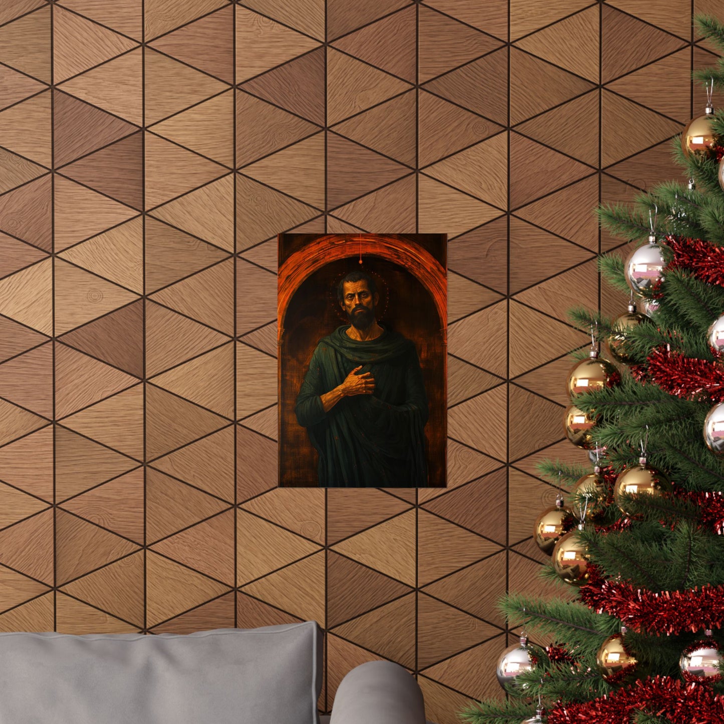 Saint Bartholomew the Apostle - Sanctified Souls Print - Multiple Sizes - Premium Matte Vertical Posters