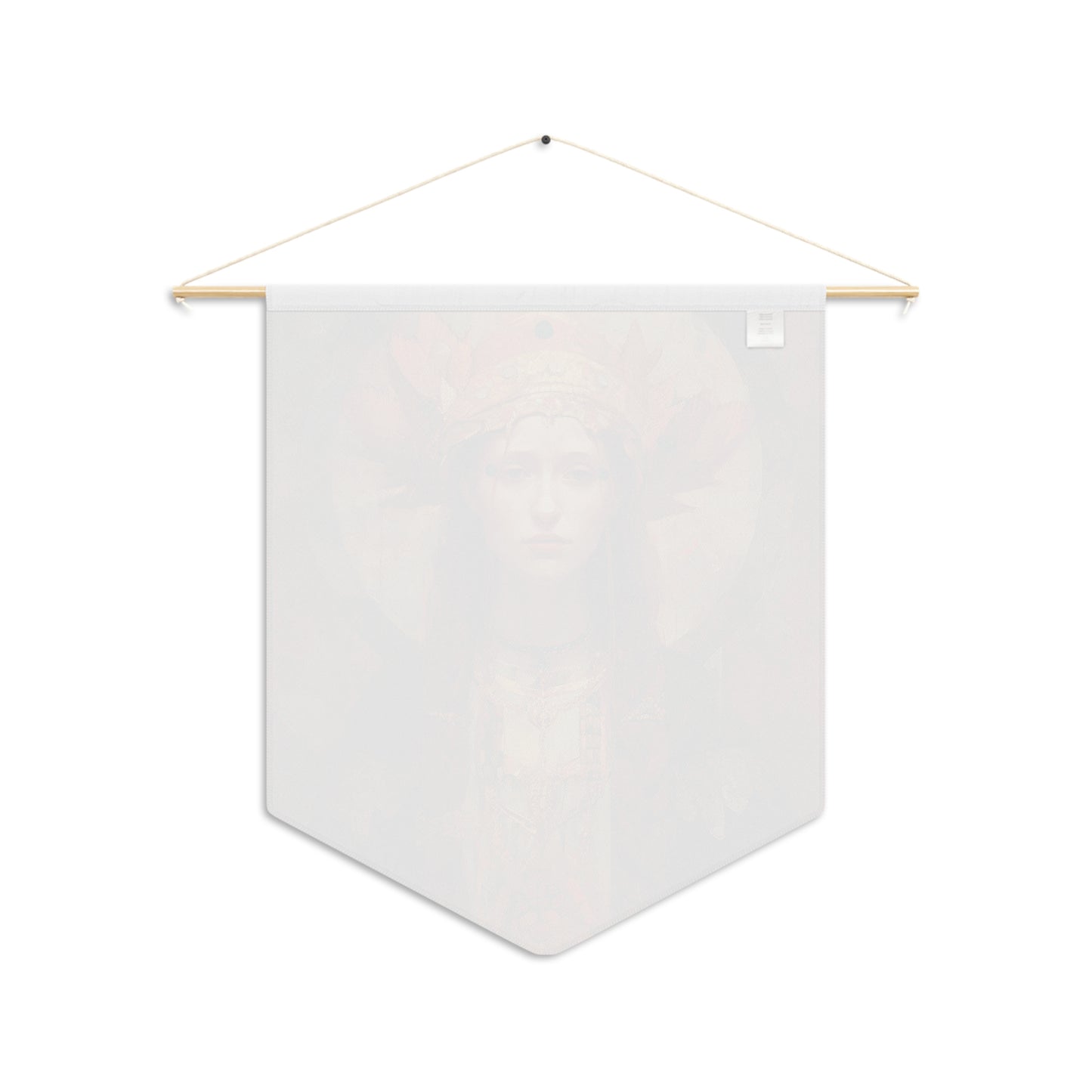 Saint Margaret of Scotland Wall Banner / Wall Hanging - Prayer room art - Catholic Home Art - Large Saint Art - 18" x 21"