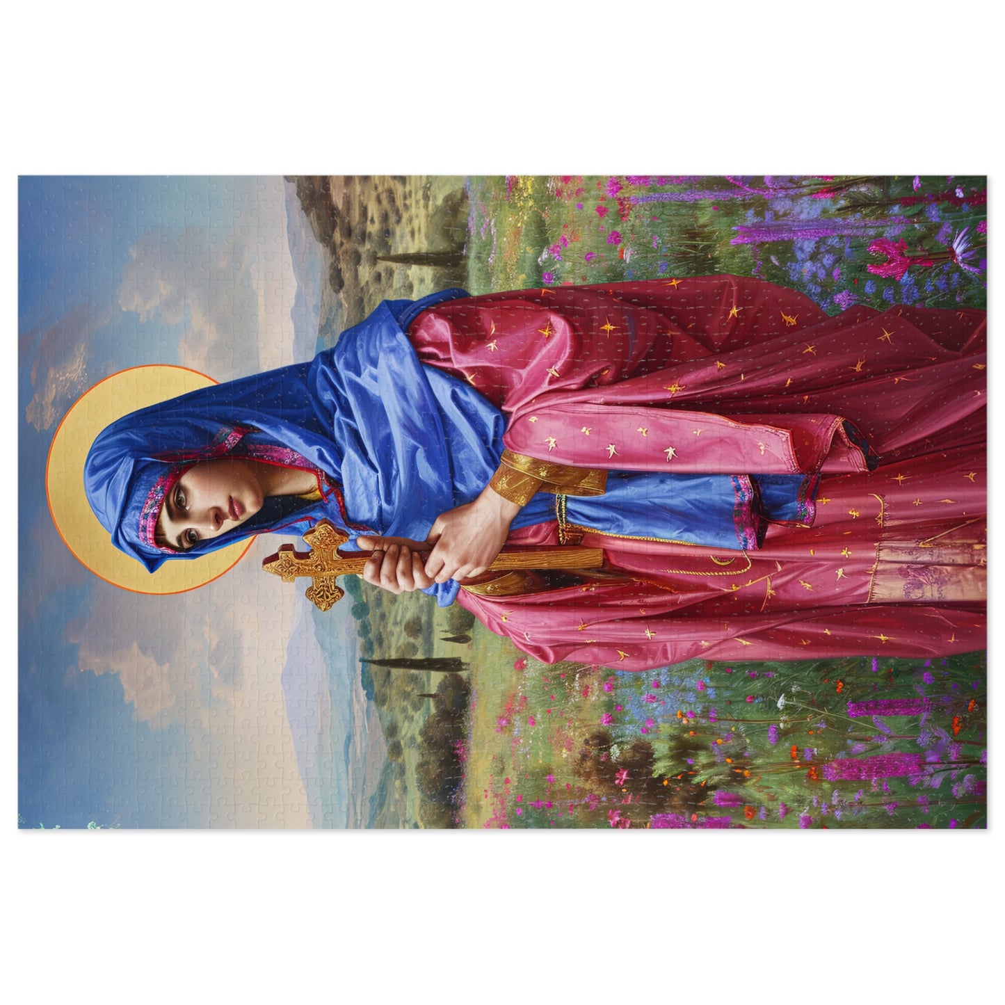 Saint Anysia of Salonika - Puzzle and Keepsake Tin - Religious Jigsaw Puzzle (30, 110, 252, 500,1000-Piece) - Religious Puzzle