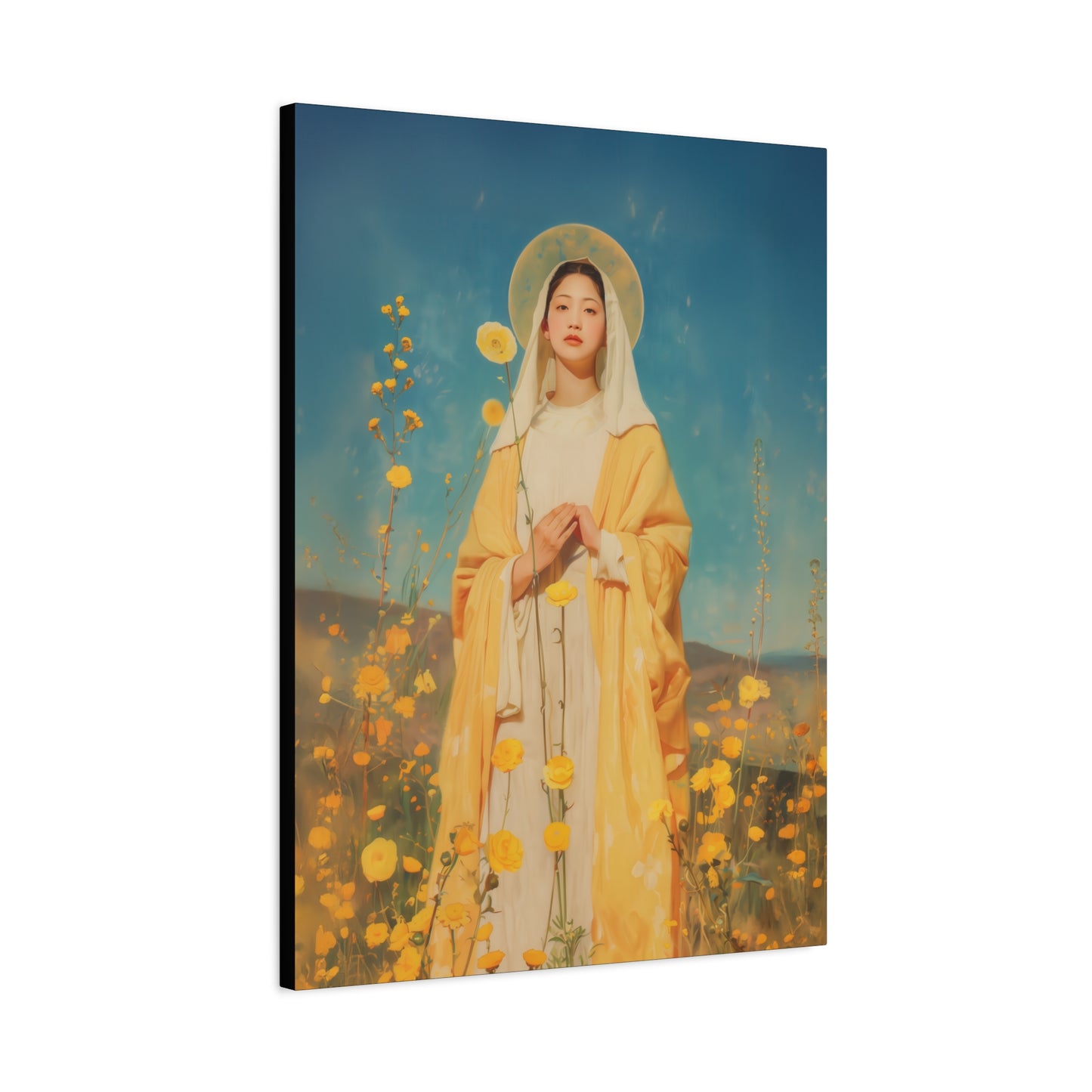Saint Agatha Lin - Gallery Wrapped Canvas - Print - Religious Art for your Home - Catholic Art