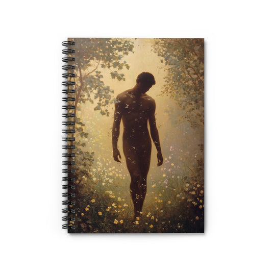 Saint Adam - Sanctified Souls Art - Religious Based Notebook - Spiral Notebook - Prayer journal
