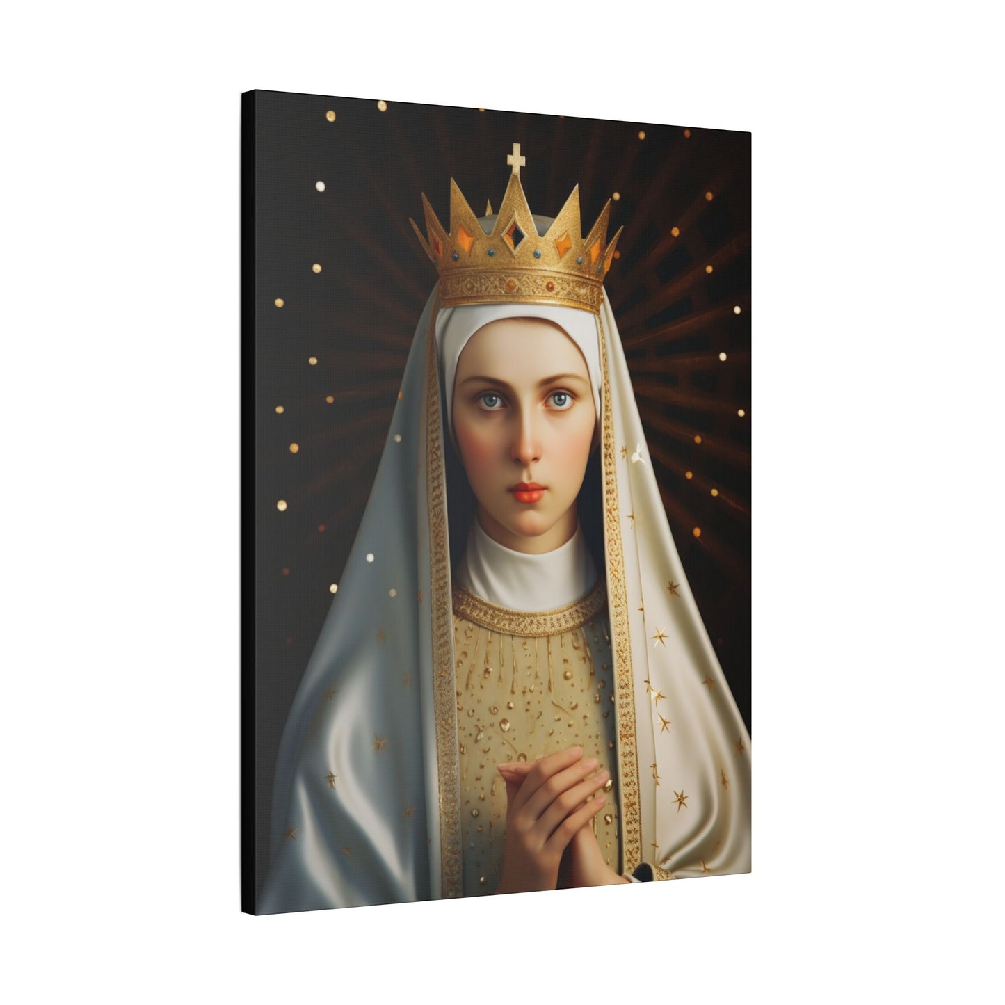 Saint Kinga of Poland Canvas Print - Multiple Sizes - Catholic Home art - Museum Wrapped Canvas - Sanctified Souls Print