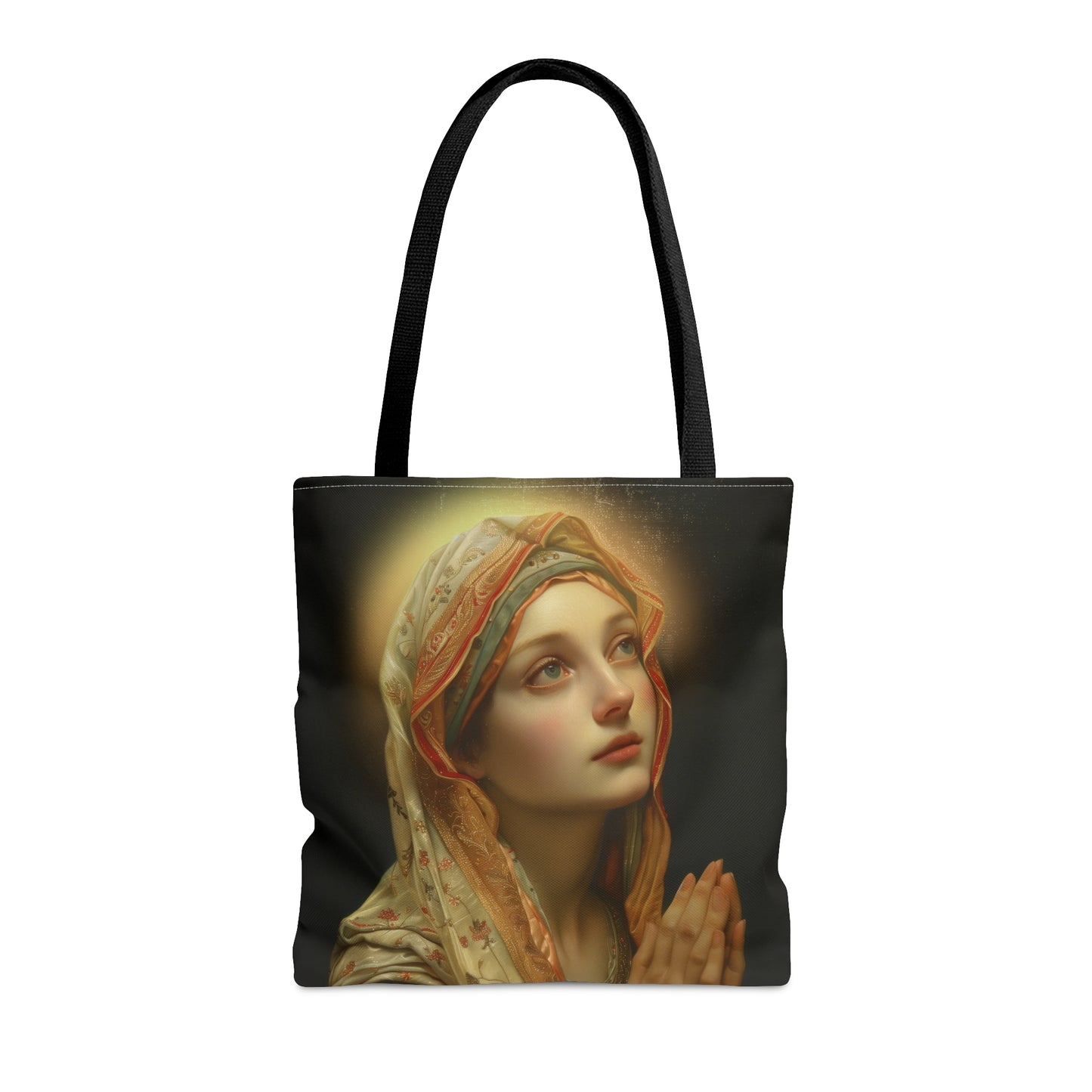 Saint Regina Tote Bag - Large Medium Small Faith Art Bag - Catholic Faith Purse - Religious - Reusable Grocery Bag - Prayer Bag - Bible Bag
