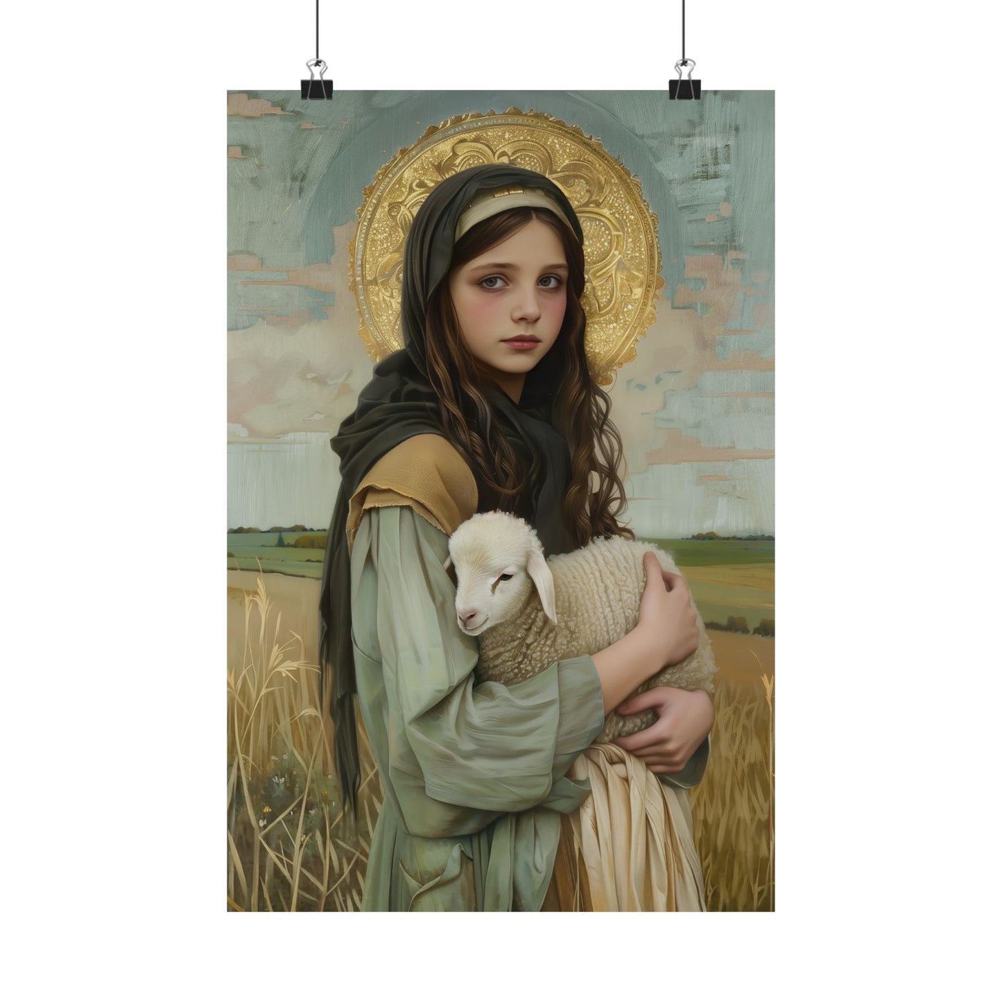 Saint Belina - Multiple Sizes - Premium Matte Vertical Posters - Catholic Art - Religious Poster - Catholic Saint Art - Multiple Sizes