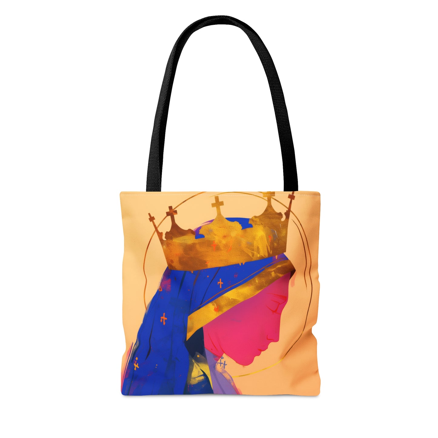 Mother Mary -  Source of Eternal Grace Tote Bag - Large Medium Small Faith Art Bag - Catholic Faith Purse - Religious Carry All